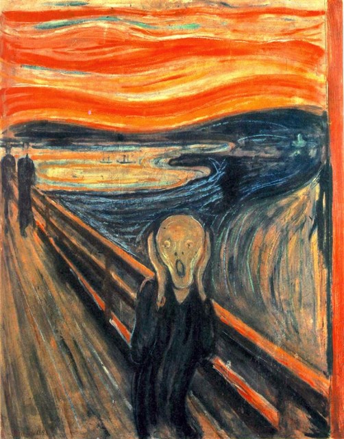 “O Grito“ de Edvard Munch. National Gallery, Munchmuseet.