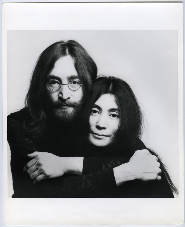 John Lennon e Yoko Ono. Retrato de Iain Macmillan, Londres, 1969. Cortesia: Yoko Ono.