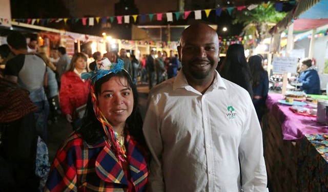 Gopi Priscila e Rama Jonas das Almas são os idealizadores do Vegan Park, que deve abrir em agosto. Foto: Alex Silva/Estadão