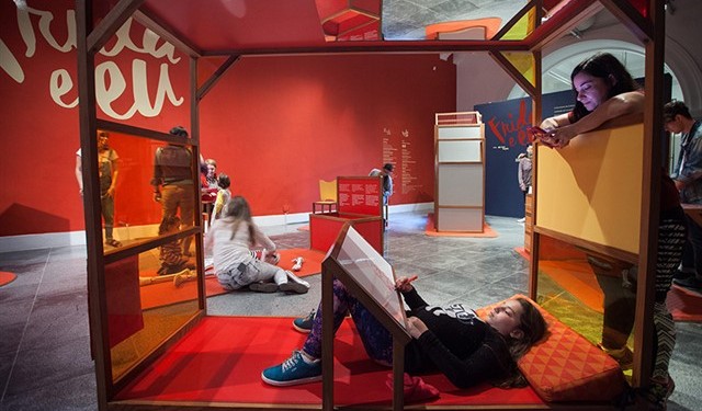 “Frida e eu” é a primeira exposição para crianças fruto da parceria entre o Centro Georges Pompidou e uma instituição internacional. Foto: Divulgação / Unibes.