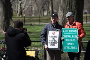 O Central Park, espaço verde mais icônico do mundo, vai se tornar totalmente livre de carros. Foto: Michael Appleton / Prefeitura de Nova York.