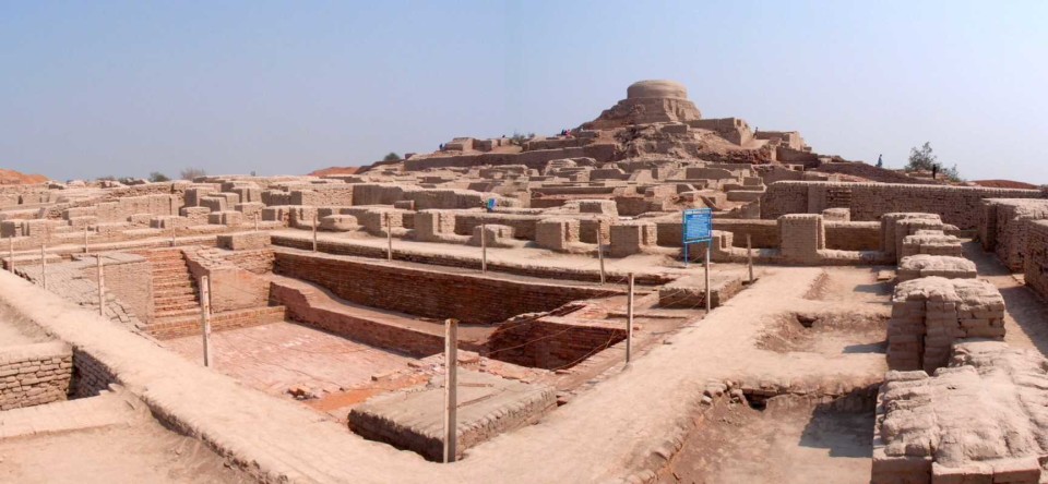 Mohenjo-Daro, “cidade dos mortos”, no Paquistão.  