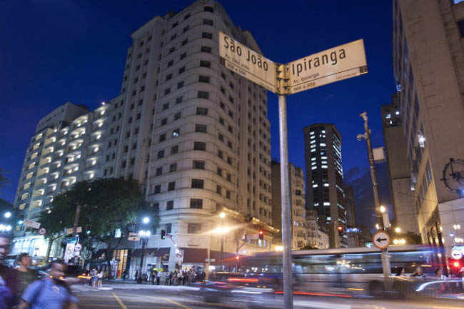 A esquina das duas Avenidas clássicas no Centro de São Paulo. Foto: Getty Images,