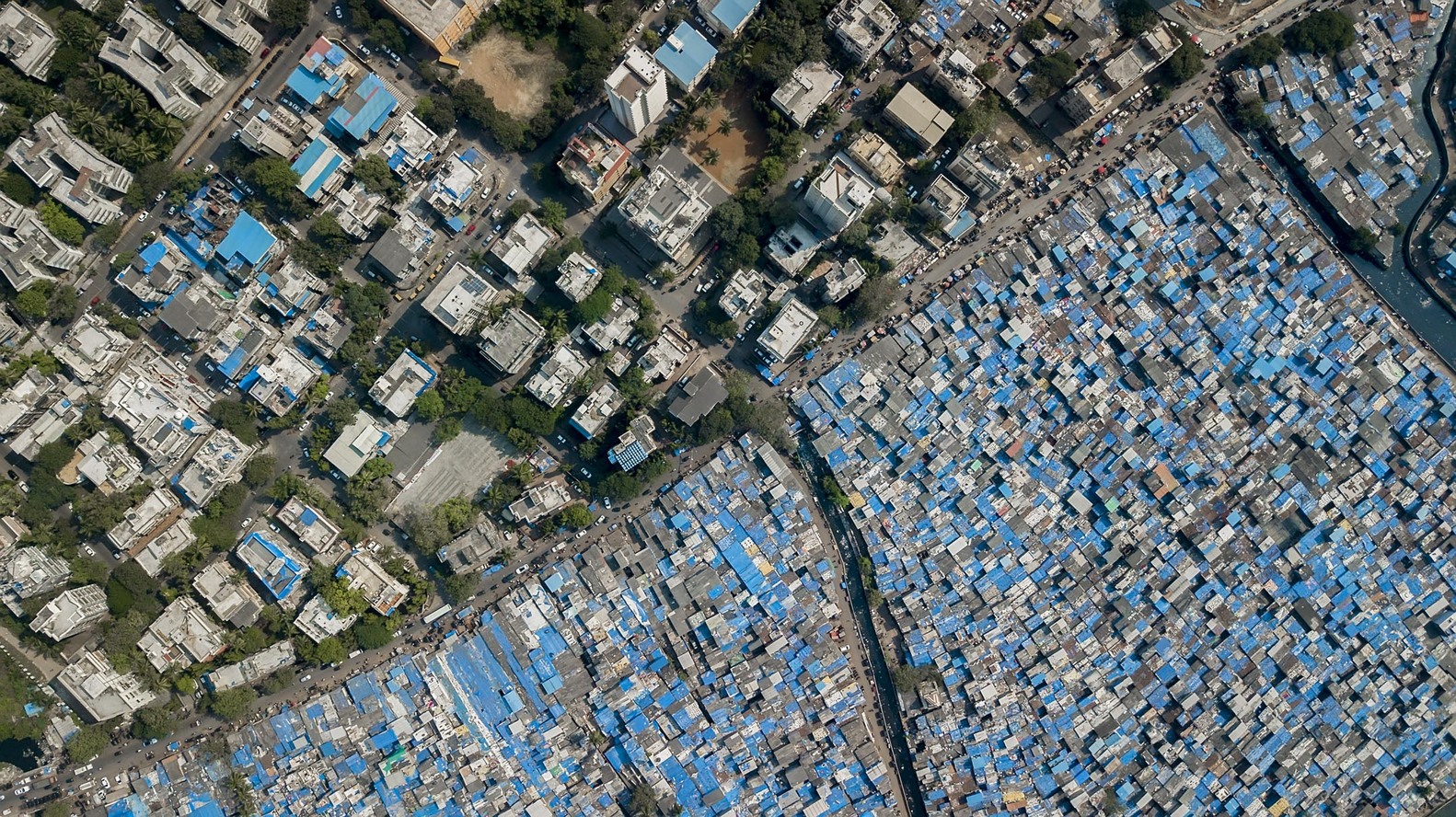 Mumbai, Índia. Foto: Johnny Miller / Unequal Scenes.