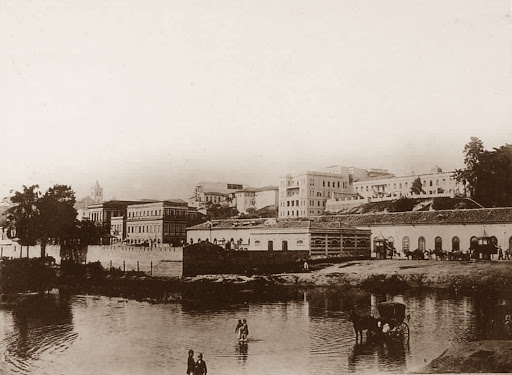 Rio Tietê no início de século XX. Foto: São Paulo Antiga.