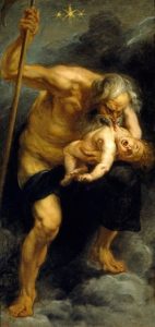 'Saturno devorando seu filho', Peter Paul Rubens, 1636-1638. Acervo: Museo Nacional del Prado. (*1)
