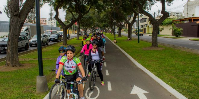 Lima decidiu concluir em três meses a implementação do plano cicloviário previsto para os próximos 5 anos. Foto: Quiosco Peru.