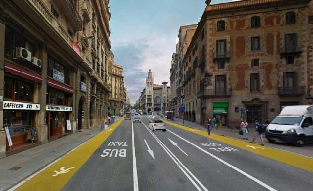 Plano de retomada de Barcelona vai alargar calçadas, fechar ruas e criar ciclovias temporárias. Foto: Ayuntamiento de Barcelona.