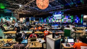 Participantes durante a Campus Party 2018. Foto: Divulgação.