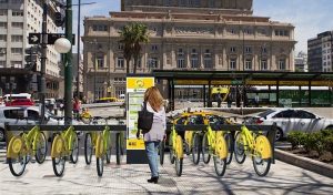 Ecobici, o serviço para utilização de bicicletas grátis em Buenos Aires. Foto: Divulgação.