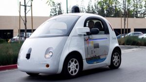 O seu transporte do futuro? Pode ser um carro Google. Foto: AFP / Getty Images.